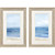 Coastal Horizon Blue Beach Framed Prints