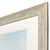 Coastal Horizon Blue Beach Framed Prints corner