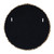 Rosalita Round Interwoven Wood Mirror back of mirror
