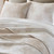 Sanibel Sands Queen Size 3-Piece Jacquard Quilted Set close up 2