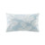 Eloise Blue Palm Embroidered Lumbar Pillow Cover