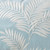 Eloise Blue Palm Embroidered Lumbar Pillow Cover close up 3