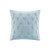  Ava Blue Palm Leaf Embroidered Pillow Cover