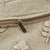 Ava Linen-Tan Palm Leaf Embroidered Pillow Cover  zipper