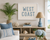 West Coast Framed Beach Sign in room