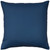 Navy Blue Resort Palm Leaves 18 x 18 Outdoor Pillow back of pillow