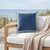 Navy Decorative Border 18 x 18 Outdoor Pillow 