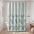 Kiawah Island Tropical Cotton Shower Curtain measurements
