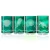 Teal Mixed Set - Sea Creature Engraved Upcycled Set of Four Glasses