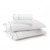 Siesta Driftwood Scalloped Queen Size Sheet Set stack