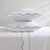 Siesta Fog Scalloped King Size Sheet Set