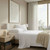 Siesta Fog Scalloped Queen Size Sheet Set room view 2