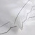 Siesta Fog Scalloped King Size Sheet Set close up 2