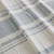 Sea Blue Mist Cotton Shower Curtain close up 1