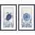 Blue Sea I Wall Art Duo