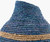 Suzanna Blue Raffia Decorative Basket top