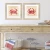 Brilliant Red Shore Crab Framed Art Set room idea