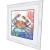 Bright Oceana Crab 1 Framed Art angle view