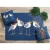 Caroling Seagulls Wool Hooked Pillow with matching pieces