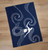 Ocean Song Mermaid Hooked Wool Accent Rug on floor