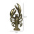 Antiqued Brass Lobster Decorative Accent measurements