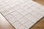 Compass Rose Ivory Handmade Jute Woven Rug on floor