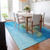 Ocean Sea Turtle Area Rug dining room