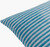 Marseilles Linen Blue Stripe 20 x 20 Pillow corner