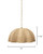 Rosemary Beach Natural Woven Small Pendant Lighting fixture measurements