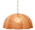Rosemary Beach Natural Woven Small Pendant Lighting light on