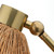 Fitzgerald Natural Abaca Rope Table Task Lamp top of lamp