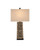 Villamare Oyster Shell Layered Table Lamp front view