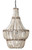 Bianca Seaside Boho Beaded Chandelier non-lit