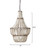 Bianca Seaside Boho Beaded Chandelier measurements