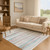 On the Boardwalk Teal Seaside Area Rug room view 2