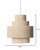 Palmera Isle Rope Wrapped Tiered Pendant measurements