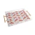 Summer Catch Lobsters Acrylic Serving Tray with Gold Handles