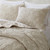 Catalina Linen Botanical Queen Size 3-Piece Premium Quilt Set close up details