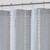Sailor's Cove Blue Striped Tufted Shower Curtain top