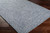 Chesapeake Bay Blue Woven Area Rug on floor