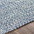 Chesapeake Bay Blue Woven Area Rug edge