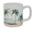 Deck the Palms Set of Four Coffee Mugs back of mug