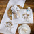 Holiday Sandman Set of Four Cotton Napkins on table