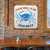 Local Blue Crab Beach Art Sign on wall