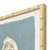Oysters on Blue Framed Giclée Art Set of four close up