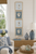 Oysters on Blue Framed Giclée Art Set of four vertical line