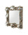 Seaside Jardin Abalone Shell Square Mirror angle view
