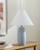 St. Lucia Sky Blue Table Lamp room view