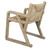 Chatham Seagrass Woven Dining Chair back view 1