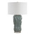 Saint-Tropez Light Blue Glazed Table Lamp light off